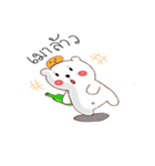 whitebear and moji（個別スタンプ：3）