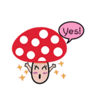 Cute little mushroom（個別スタンプ：17）