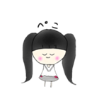 黒髪ぱっつんついんちゃん2（個別スタンプ：4）