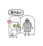 ミケ×ミコ×ロボくん（個別スタンプ：3）