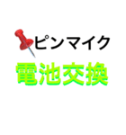 ピンマイク（個別スタンプ：4）