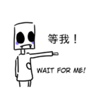 workaholic white paper（個別スタンプ：1）