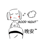 workaholic white paper（個別スタンプ：4）