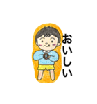 男の子女の子（個別スタンプ：11）