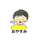 男の子女の子（個別スタンプ：14）