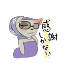ボディコン姿のマダムネコ（個別スタンプ：19）