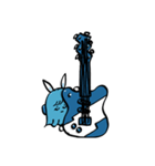 ブルービィ·ロックと空飛ぶギター（個別スタンプ：40）
