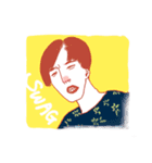 Face stars（個別スタンプ：4）