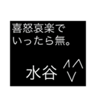 前衛的な水谷のスタンプ（個別スタンプ：19）