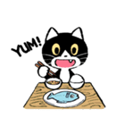 Yamyo, the cat (English Ver.)（個別スタンプ：9）