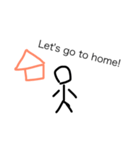 いつでもどこでも使える棒人間スタンプ（個別スタンプ：3）