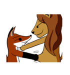 Lion and fox's daily（個別スタンプ：7）