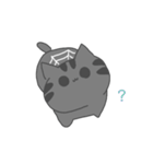 灰色くもねこ（個別スタンプ：14）
