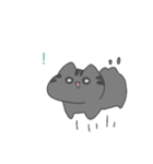 灰色くもねこ（個別スタンプ：15）