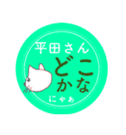 猫語で話す平田さんが大好きで結婚したい猫（個別スタンプ：13）