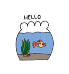 The chic goldfish（個別スタンプ：1）