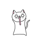 ねこねこぶっさ（個別スタンプ：4）