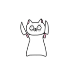 ねこねこぶっさ（個別スタンプ：6）