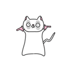 ねこねこぶっさ（個別スタンプ：7）