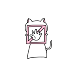 ねこねこぶっさ（個別スタンプ：8）