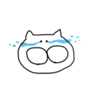 しろい ねこさん（個別スタンプ：19）