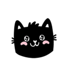 Black rainbow cat（個別スタンプ：6）