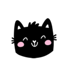 Black rainbow cat（個別スタンプ：13）