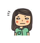 little dark green（個別スタンプ：8）