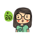 little dark green（個別スタンプ：29）