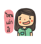 little dark green（個別スタンプ：40）