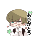 マッシュくんと女の子（個別スタンプ：2）