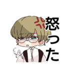 マッシュくんと女の子（個別スタンプ：5）