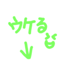 矢印と文字（個別スタンプ：20）