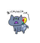 変なネコ 怒った猫（個別スタンプ：29）