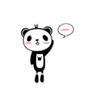 ビブパンダ第1弾：かわいい動くスタンプ（個別スタンプ：13）