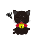 Short tail Black cat（個別スタンプ：4）