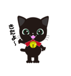 Short tail Black cat（個別スタンプ：5）