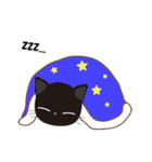 Short tail Black cat（個別スタンプ：7）