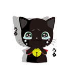 Short tail Black cat（個別スタンプ：8）