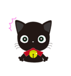 Short tail Black cat（個別スタンプ：22）