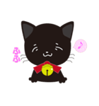 Short tail Black cat（個別スタンプ：29）