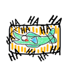 シュールでどこか安心感漂う手書きのさかな（個別スタンプ：33）