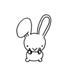 ゆるーいうさぎの日常（個別スタンプ：3）