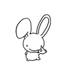 ゆるーいうさぎの日常（個別スタンプ：4）