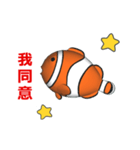 (In Chinene) CG Clownfish (1)（個別スタンプ：1）
