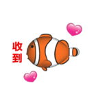 (In Chinene) CG Clownfish (1)（個別スタンプ：2）