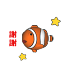 (In Chinene) CG Clownfish (1)（個別スタンプ：4）