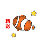 (In Chinene) CG Clownfish (1)（個別スタンプ：7）