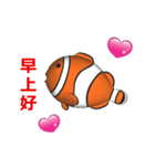 (In Chinene) CG Clownfish (2)（個別スタンプ：1）