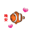 (In Chinene) CG Clownfish (2)（個別スタンプ：4）